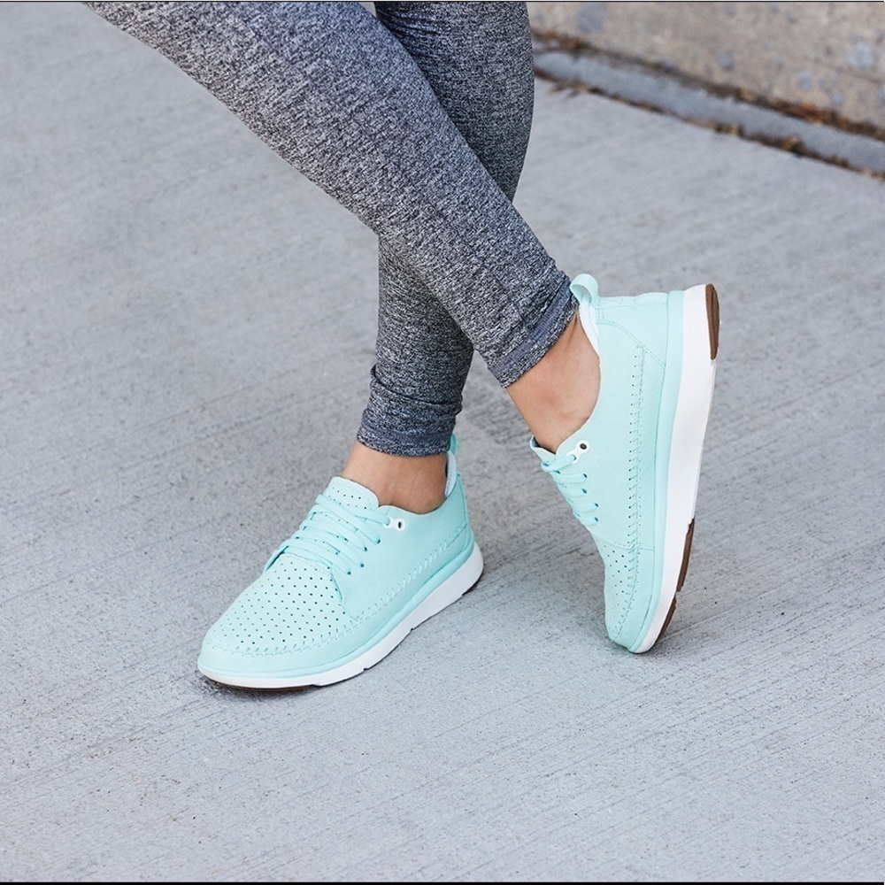 SuperFeet Addy sneakers Yucca blue suede